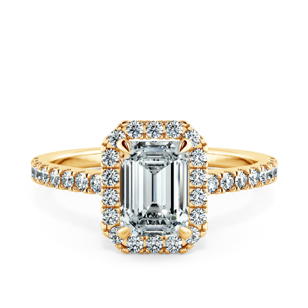 Nhẫn đính hôn Halo đai tấm NCH8202 1